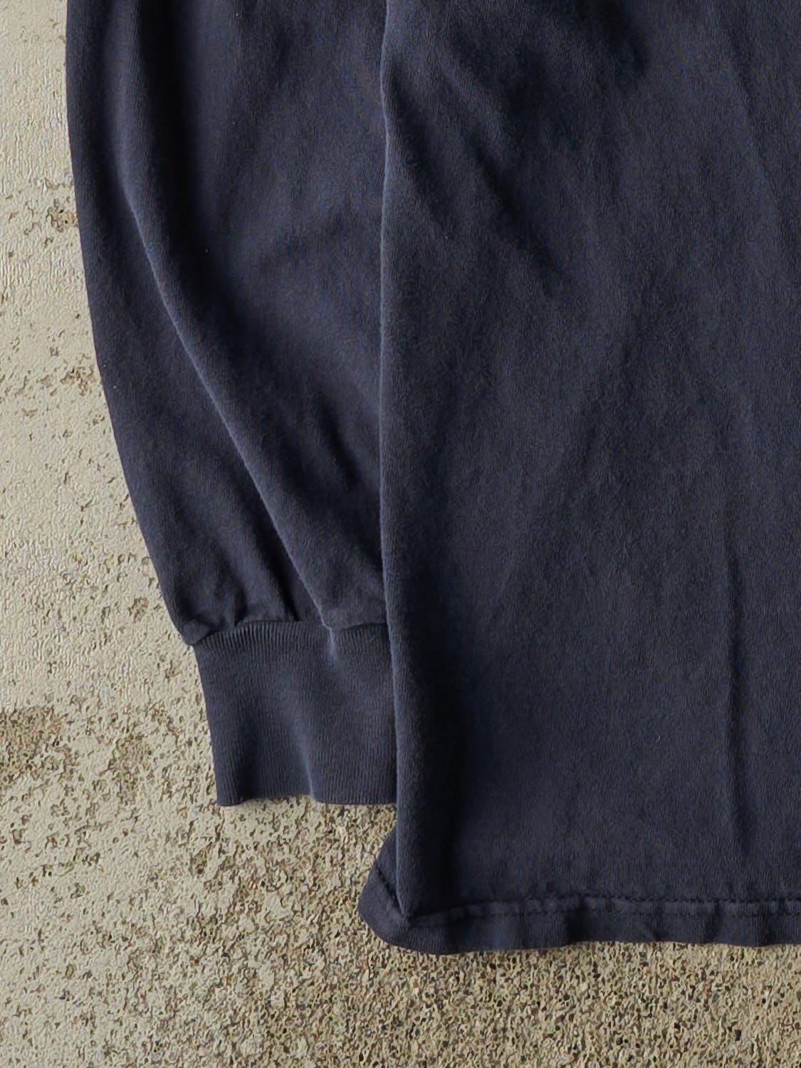 Vintage 90s Navy Blue Miami Dolphins Long Sleeve (L/XL)