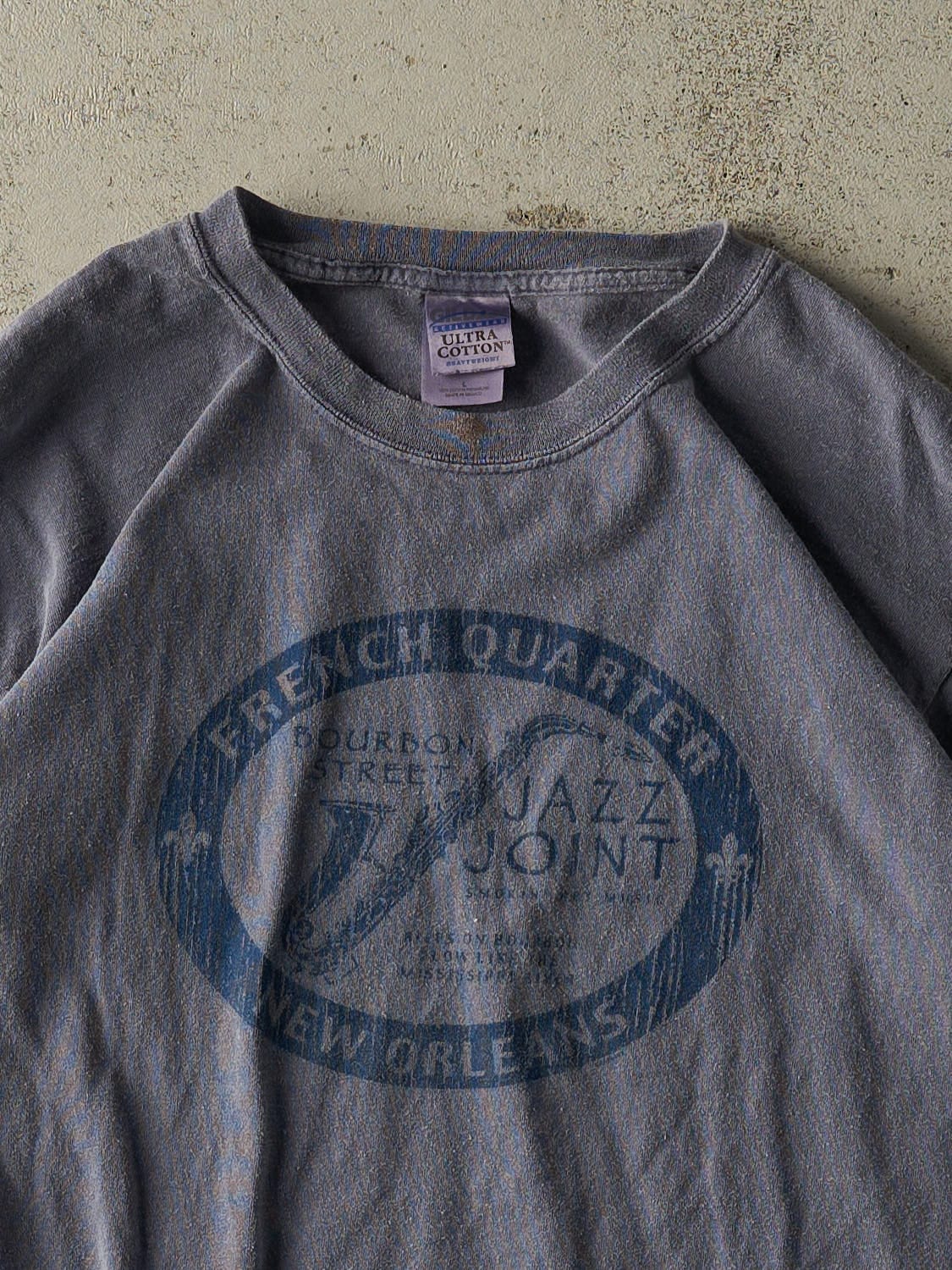 Vintage Y2K Blue New Orleans Jazz Tee (M/L)