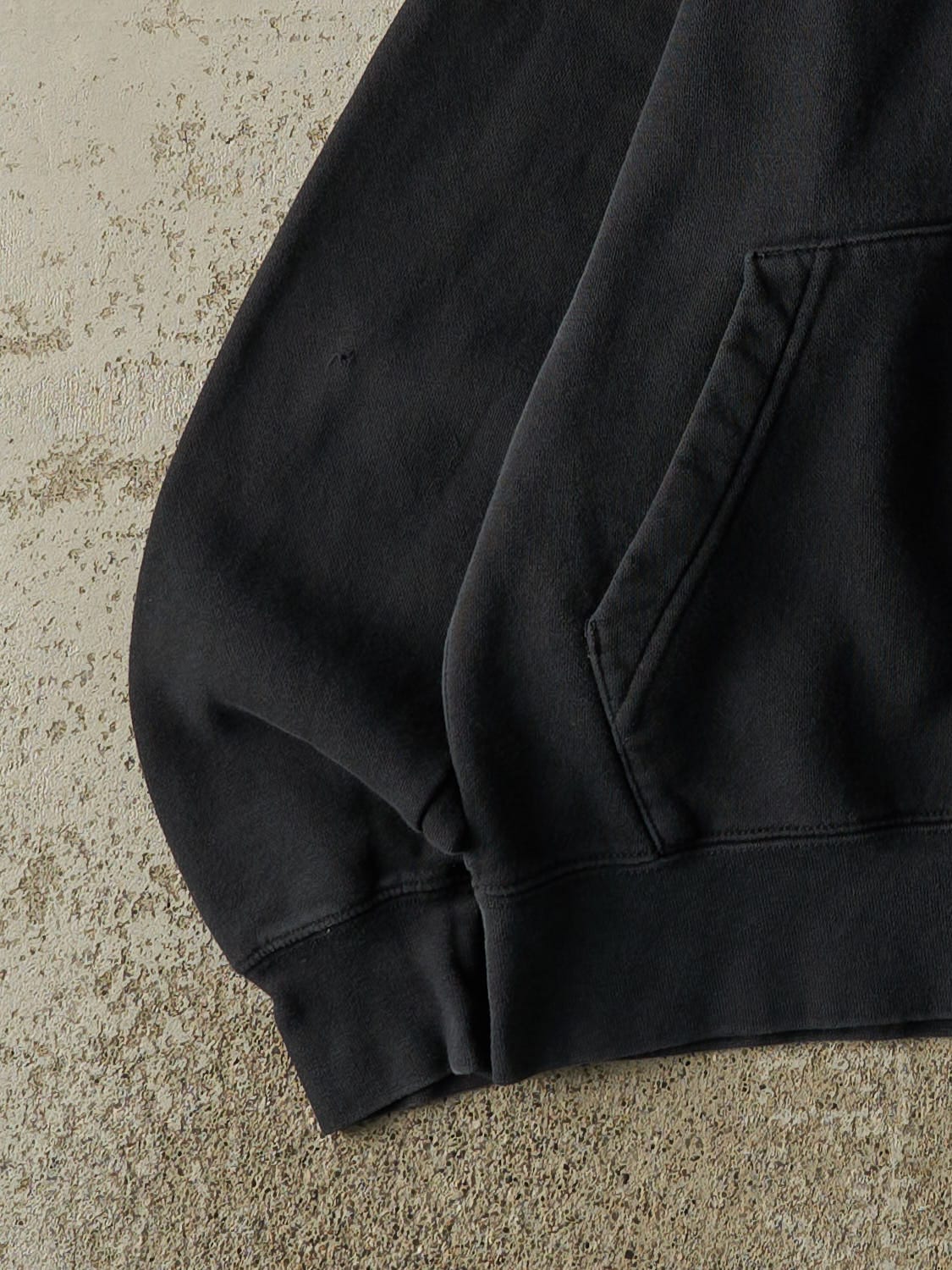 Vintage Y2K Faded Black Nike Logo Hoodie (S/M)