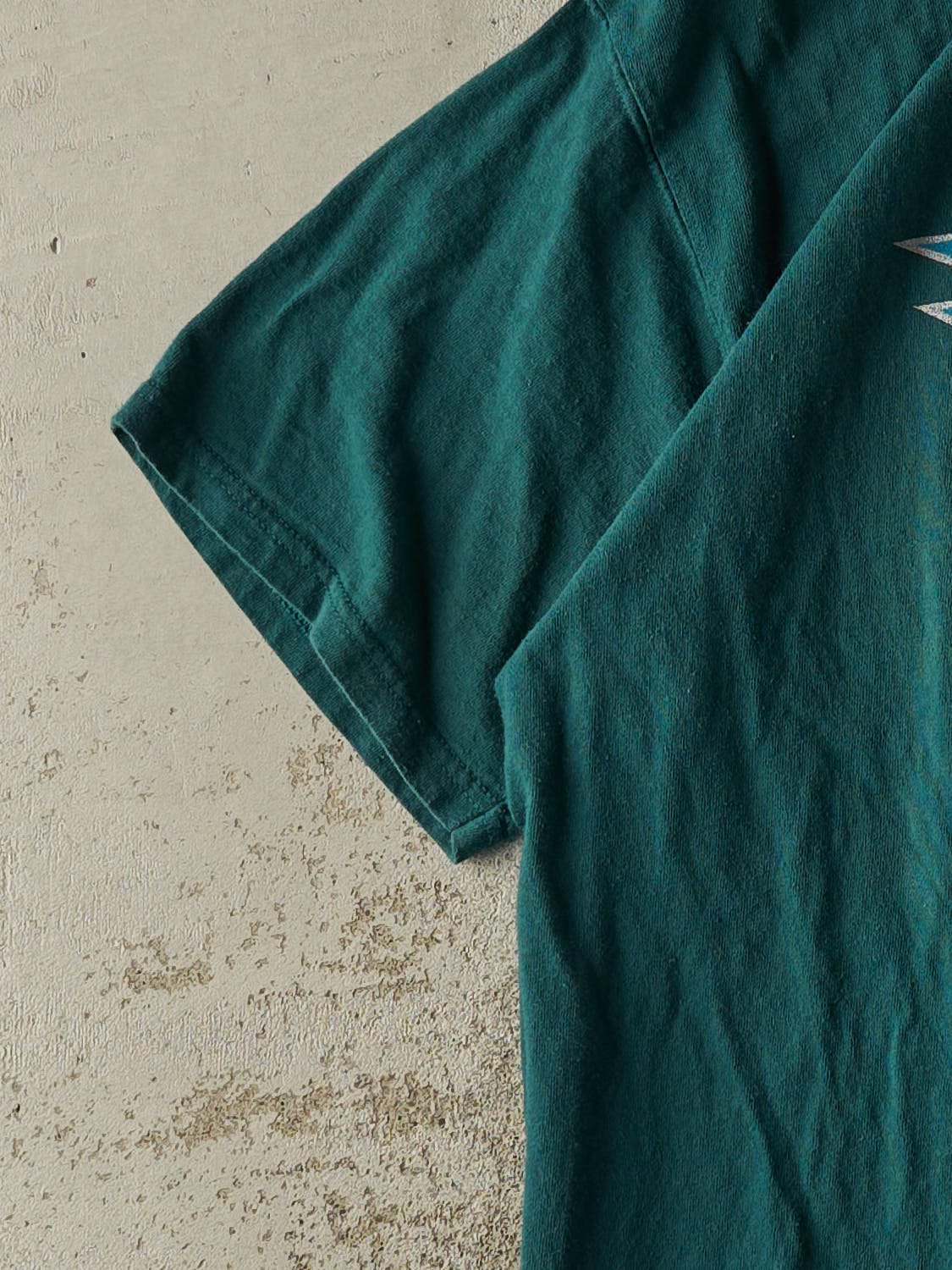 Vintage 90s Teal Philadelphia Eagles Tee (L/XL)