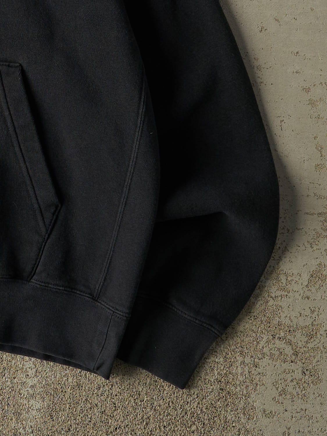 Vintage Y2K Faded Black Nike Logo Hoodie (S/M)