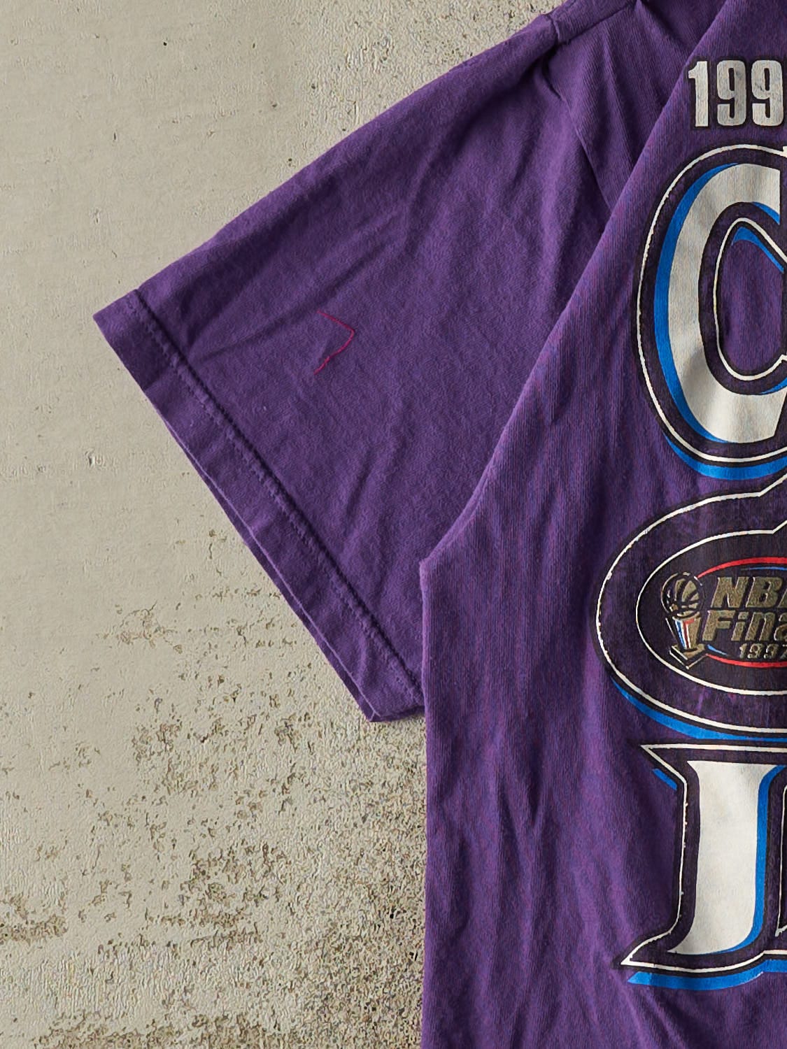 Vintage 97' Purple Utah Jazz NBA Finals Tee (M/L)