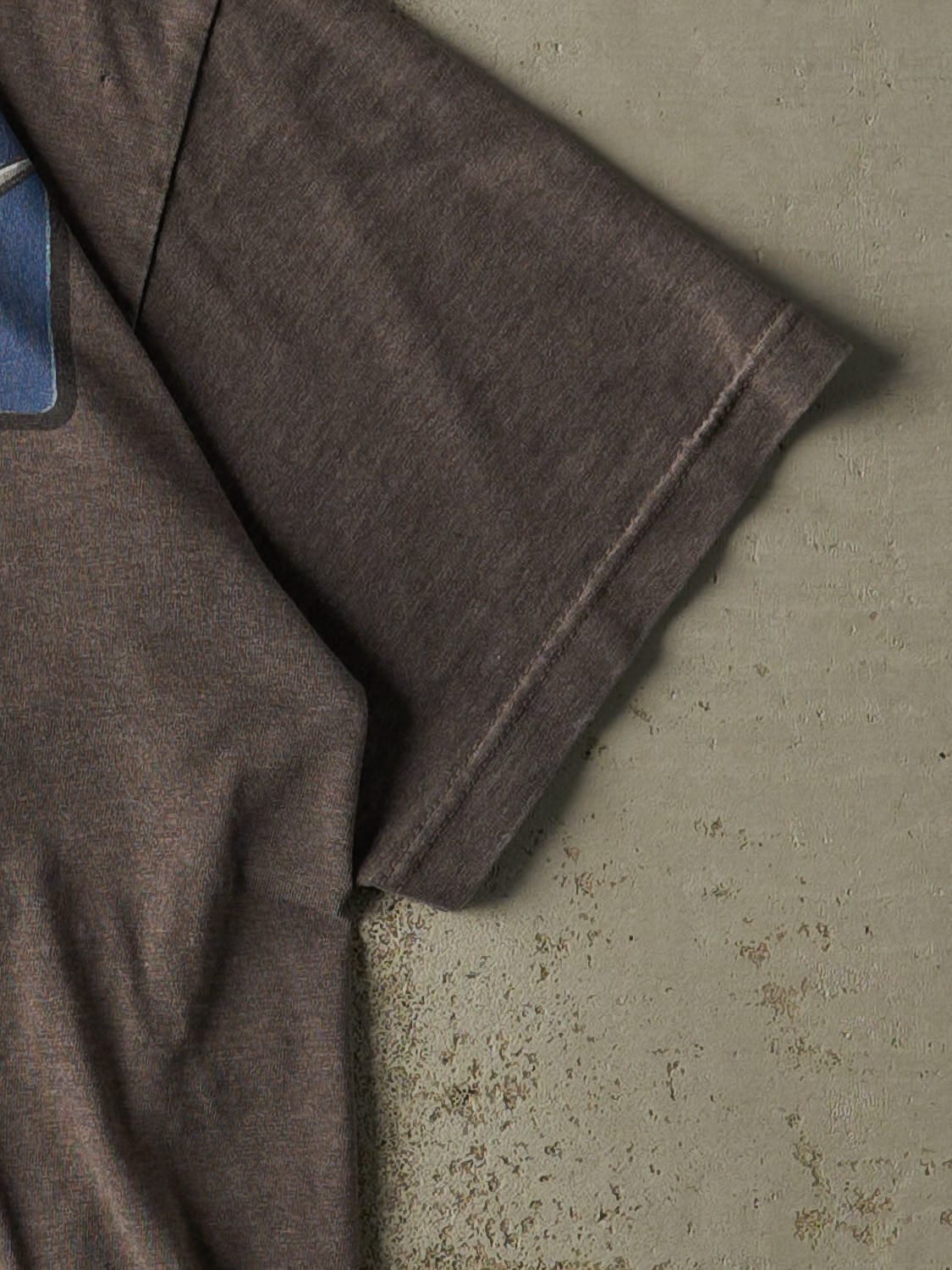 Vintage 90s Charcoal Grey "Choose Wisely" Slogan Tee (XL)