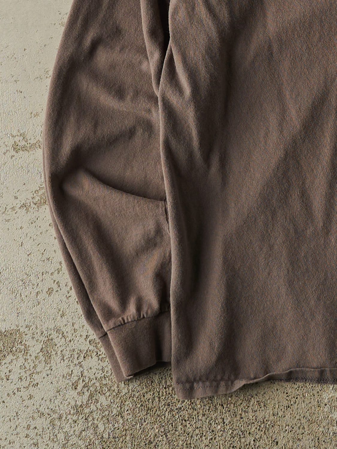 Vintage Y2K Charcoal Grey Syracuse University Long Sleeve (M)