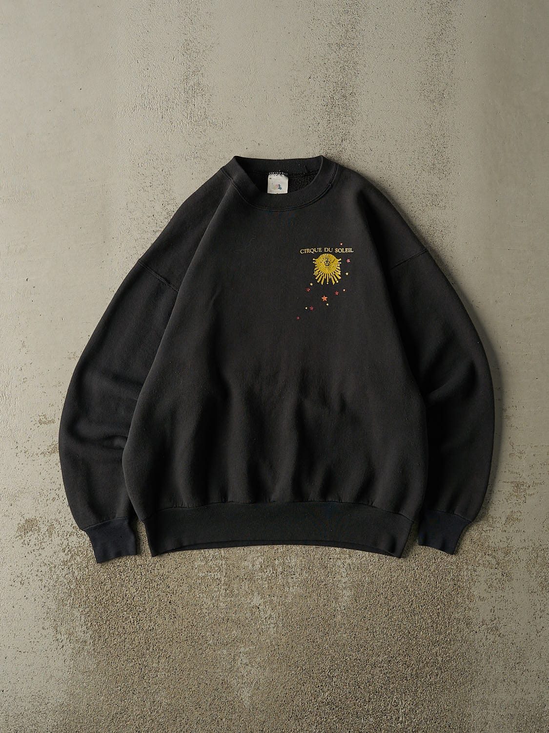 Vintage 92' Faded Black Cirque Du Soleil Japan Crewneck (M/L)