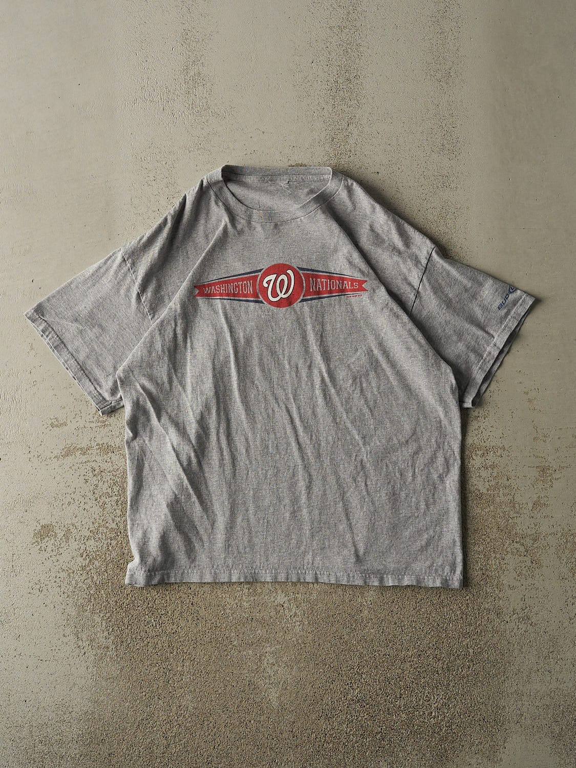 Vintage 06' Grey Washington Nationals Tee (L/XL)