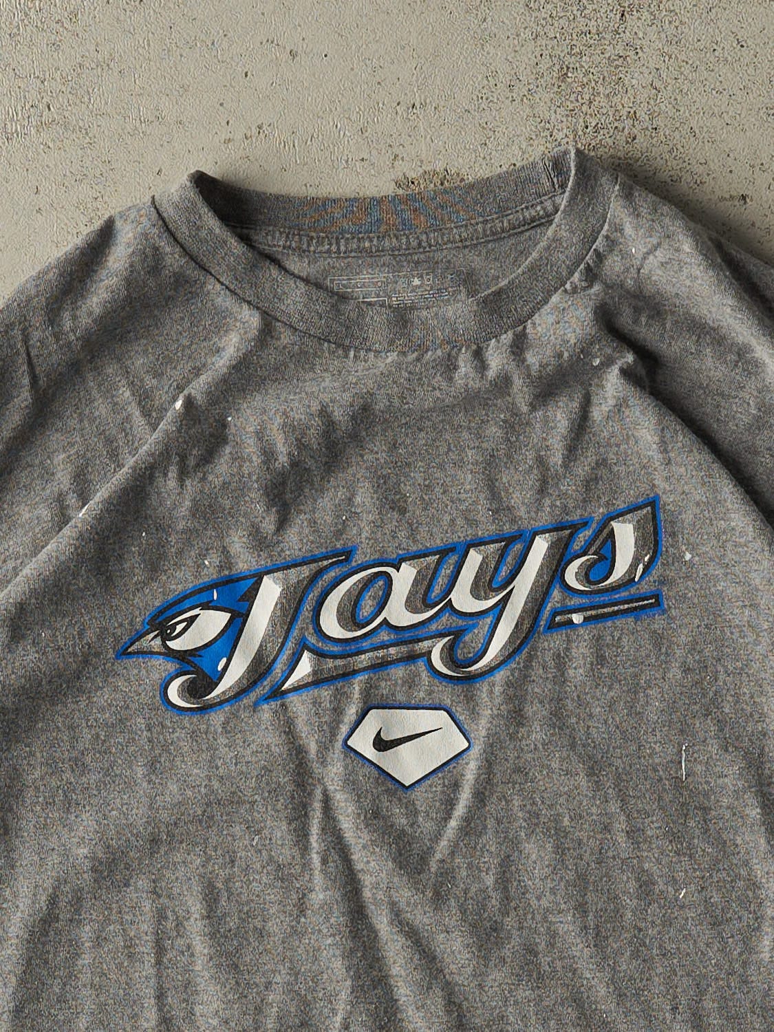 Vintage Y2K Grey Nike Toronto Blue Jays Tee (L)