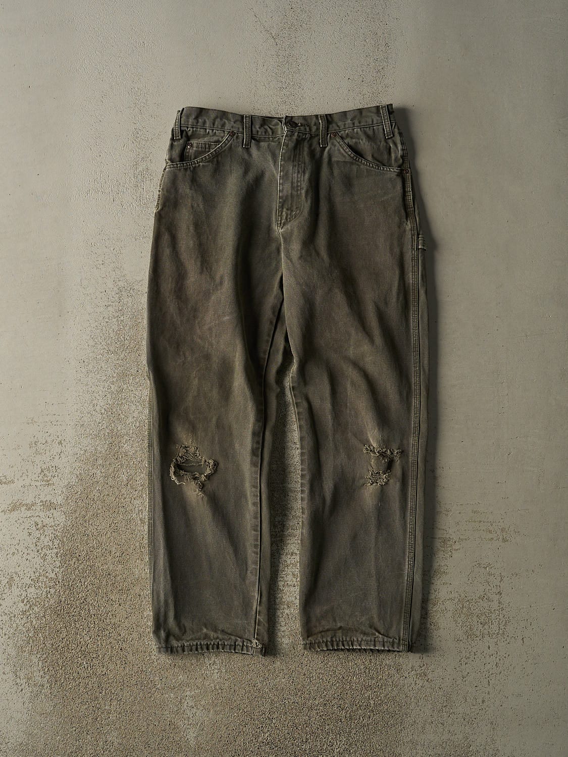 Vintage 90s Green Dickies Carpenter Pants (32x31)