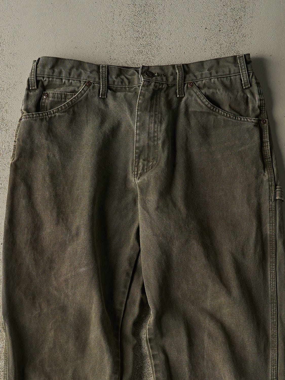 Vintage 90s Green Dickies Carpenter Pants (32x31)