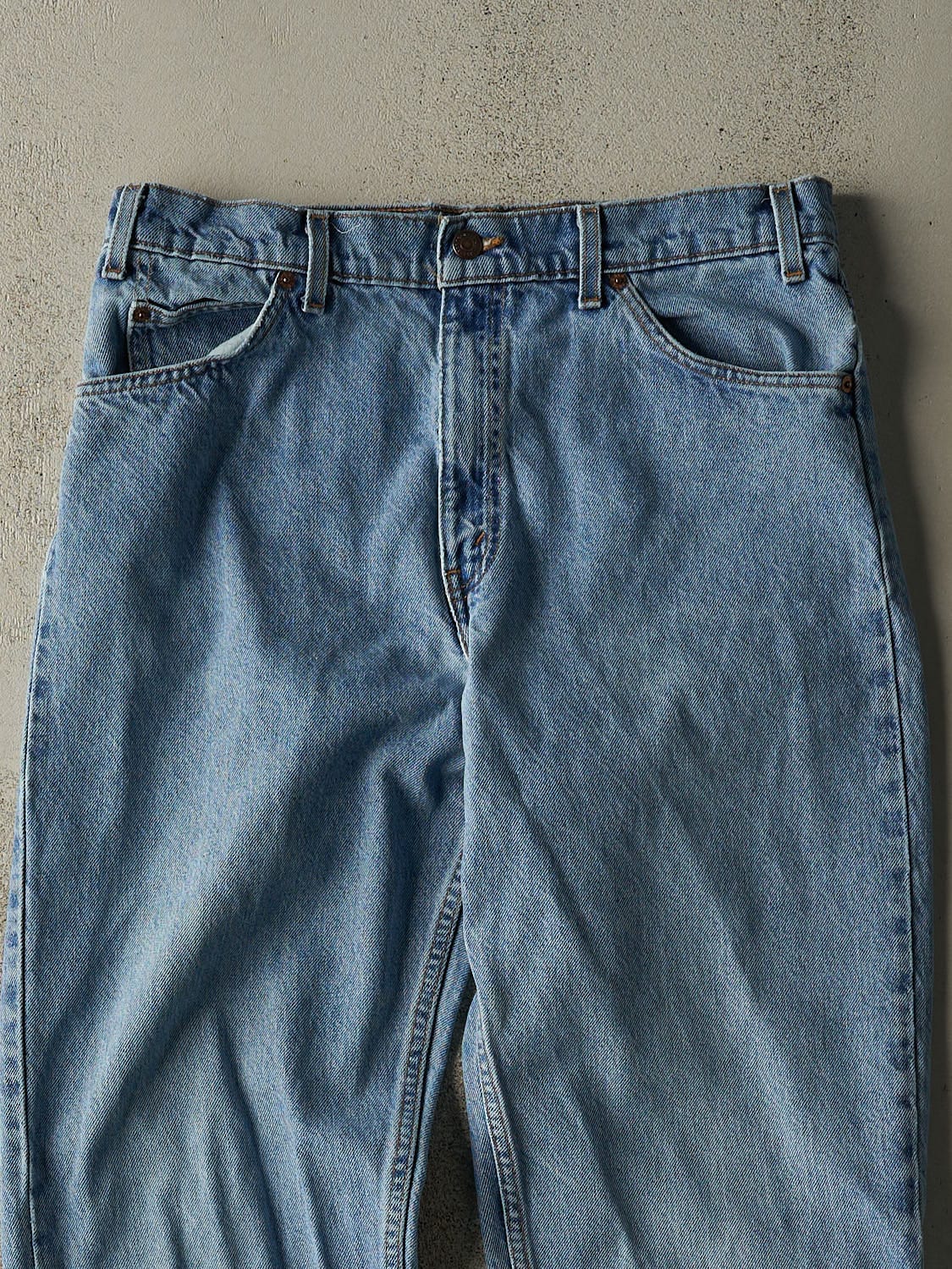 Vintage 80s Light Wash Levi's 550 Orange Tab Jeans (33x33.5)