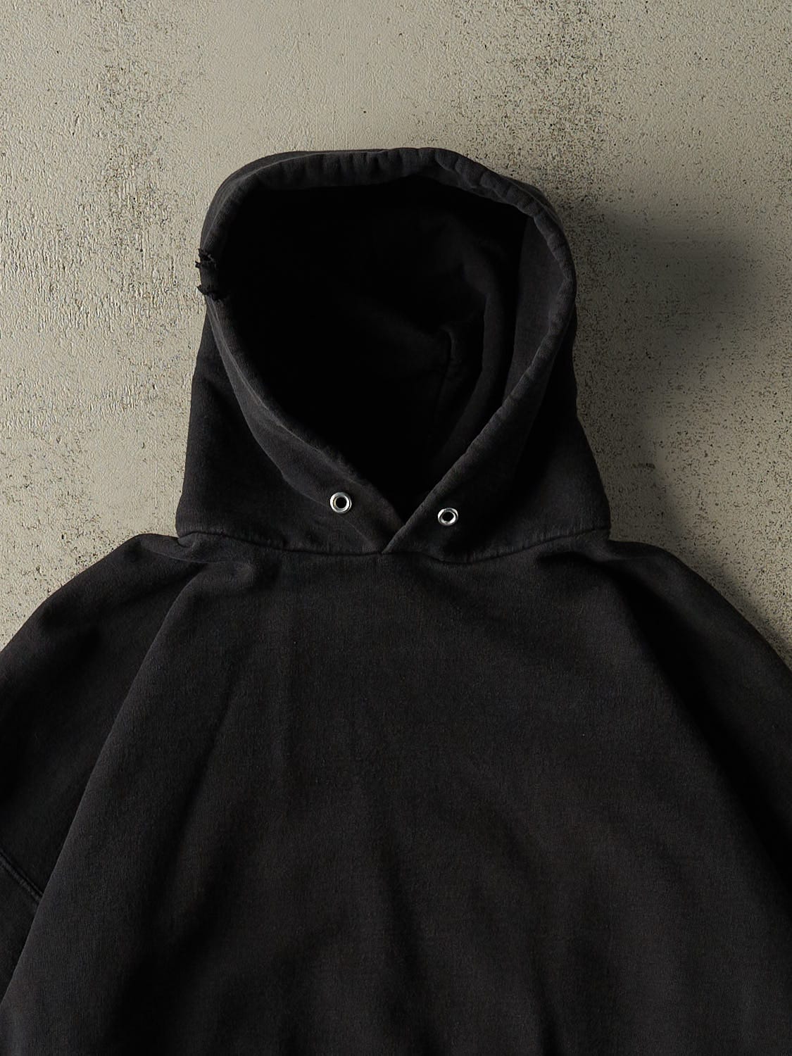 Vintage 90s Black Blank Hoodie (XL)