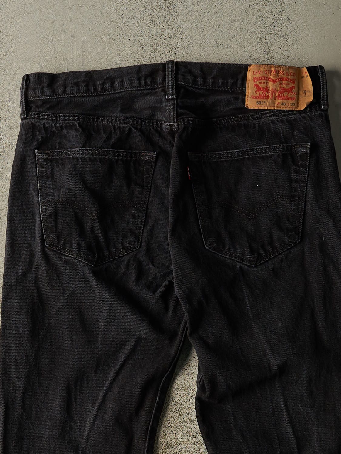 Vintage 90s Black Levi's 501 Denim Pants (35x29.5)