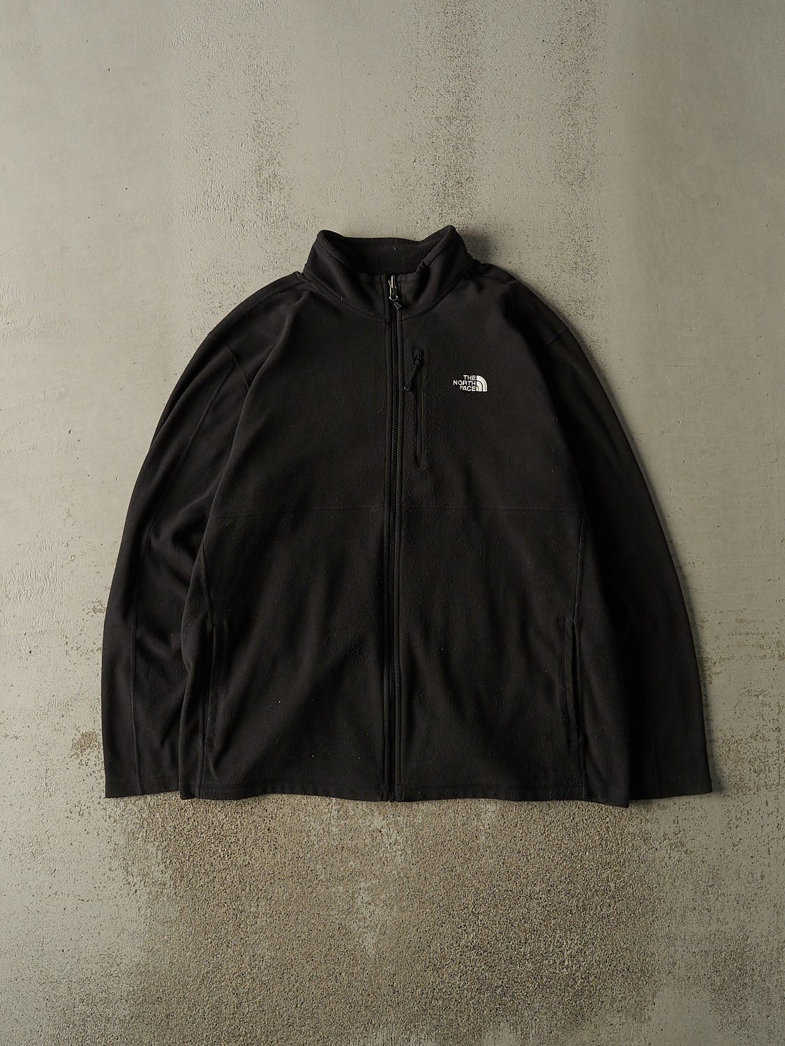 Vintage Y2K Black The North Face Zip Up Fleece (XL/XXL)