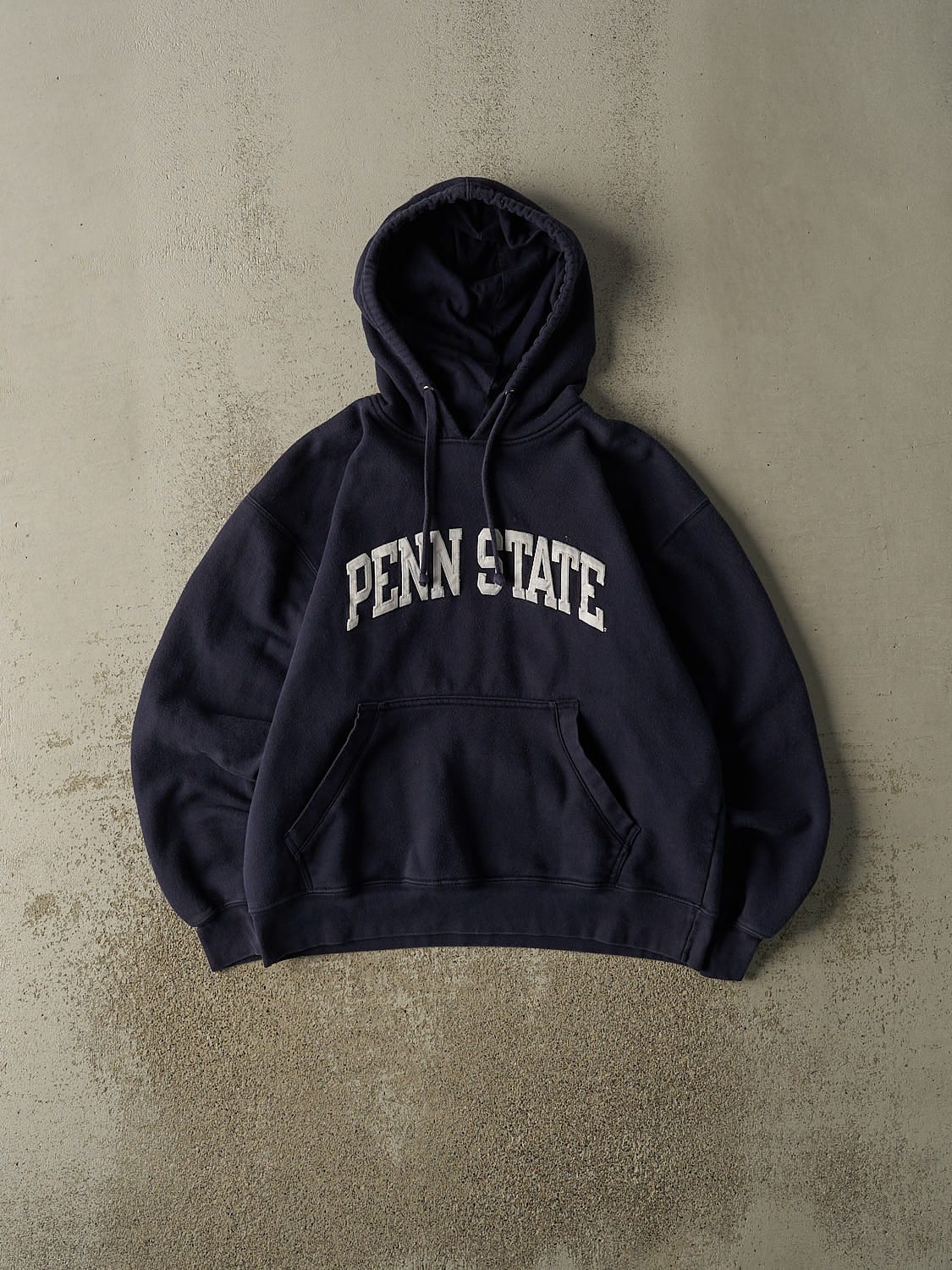 Vintage Y2K Navy Blue Penn State University Embroidered Hoodie (M)