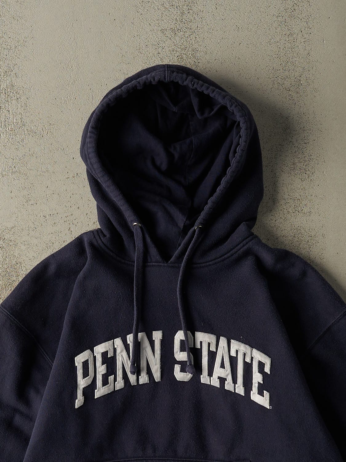 Vintage Y2K Navy Blue Penn State University Embroidered Hoodie (M)