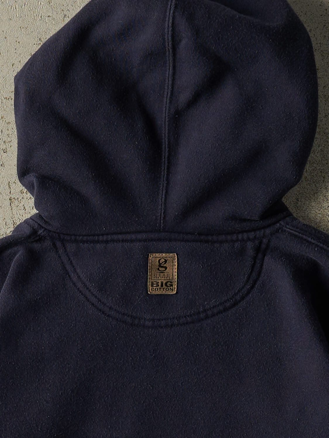 Vintage Y2K Navy Blue Penn State University Embroidered Hoodie (M)