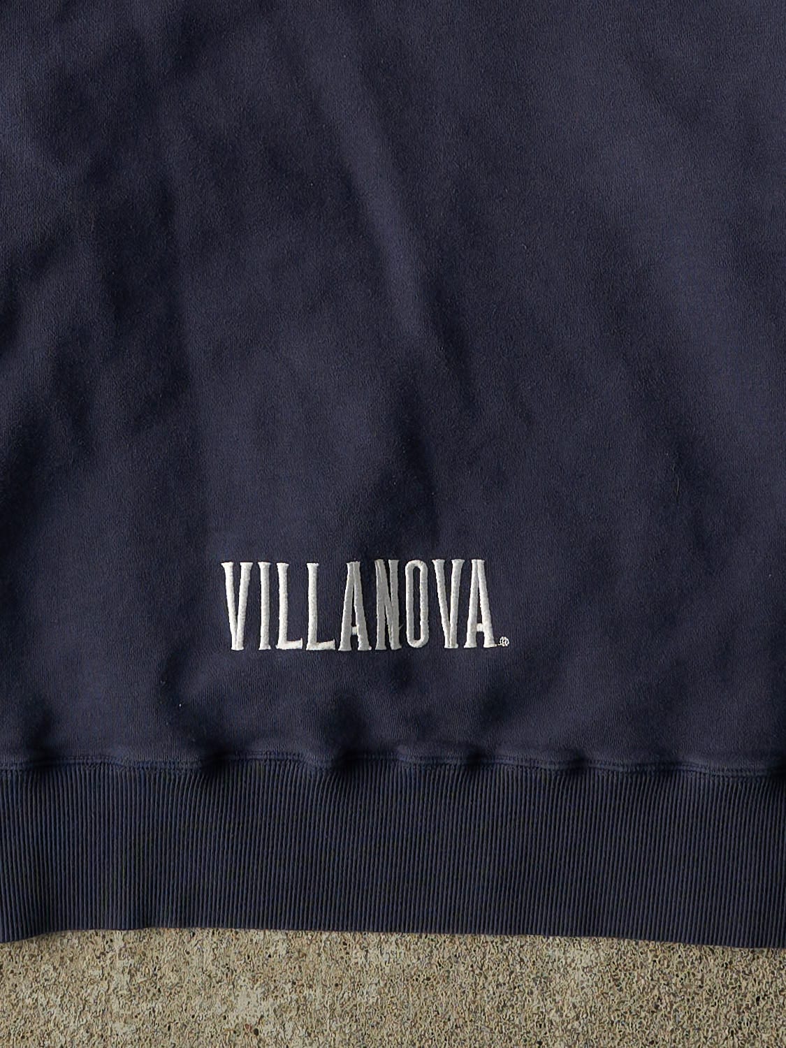 Vintage Y2K Navy Blue Nike Middle Swoosh Villanova University Hoodie (L)