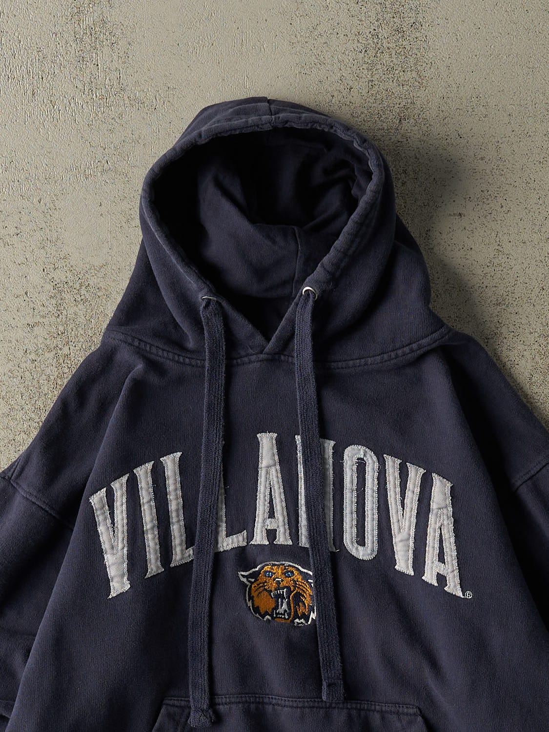 Vintage Y2K Navy Blue Villanova University Embroidered Hoodie (XXS/XS)