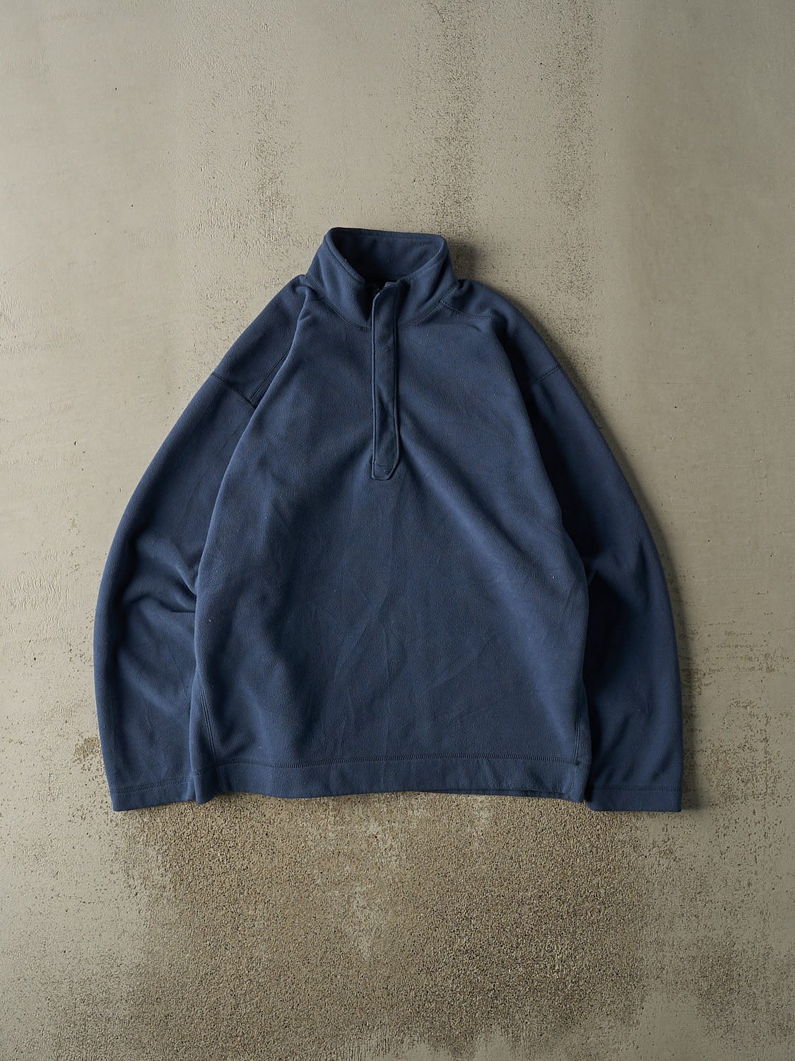 Vintage Y2K Slate Blue Gap Quarter Zip Fleece (XL)