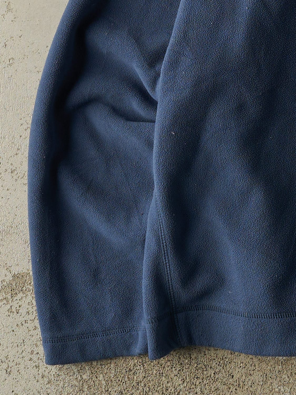 Vintage Y2K Slate Blue Gap Quarter Zip Fleece (XL)