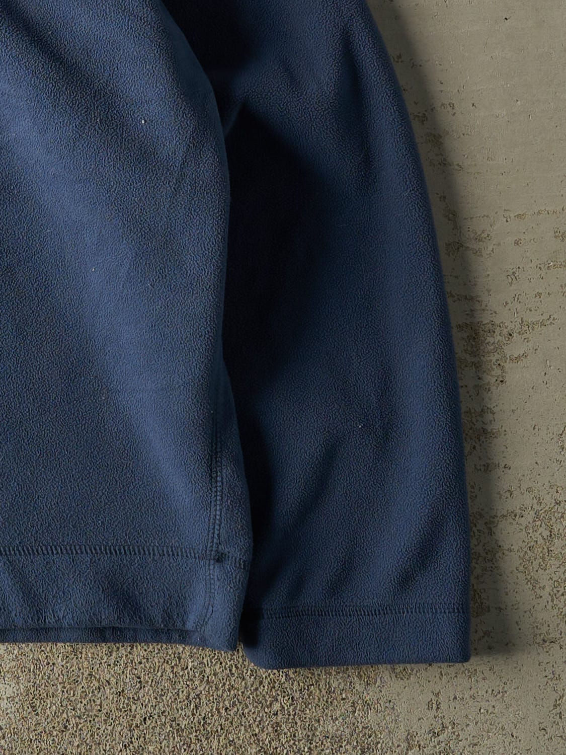 Vintage Y2K Slate Blue Gap Quarter Zip Fleece (XL)