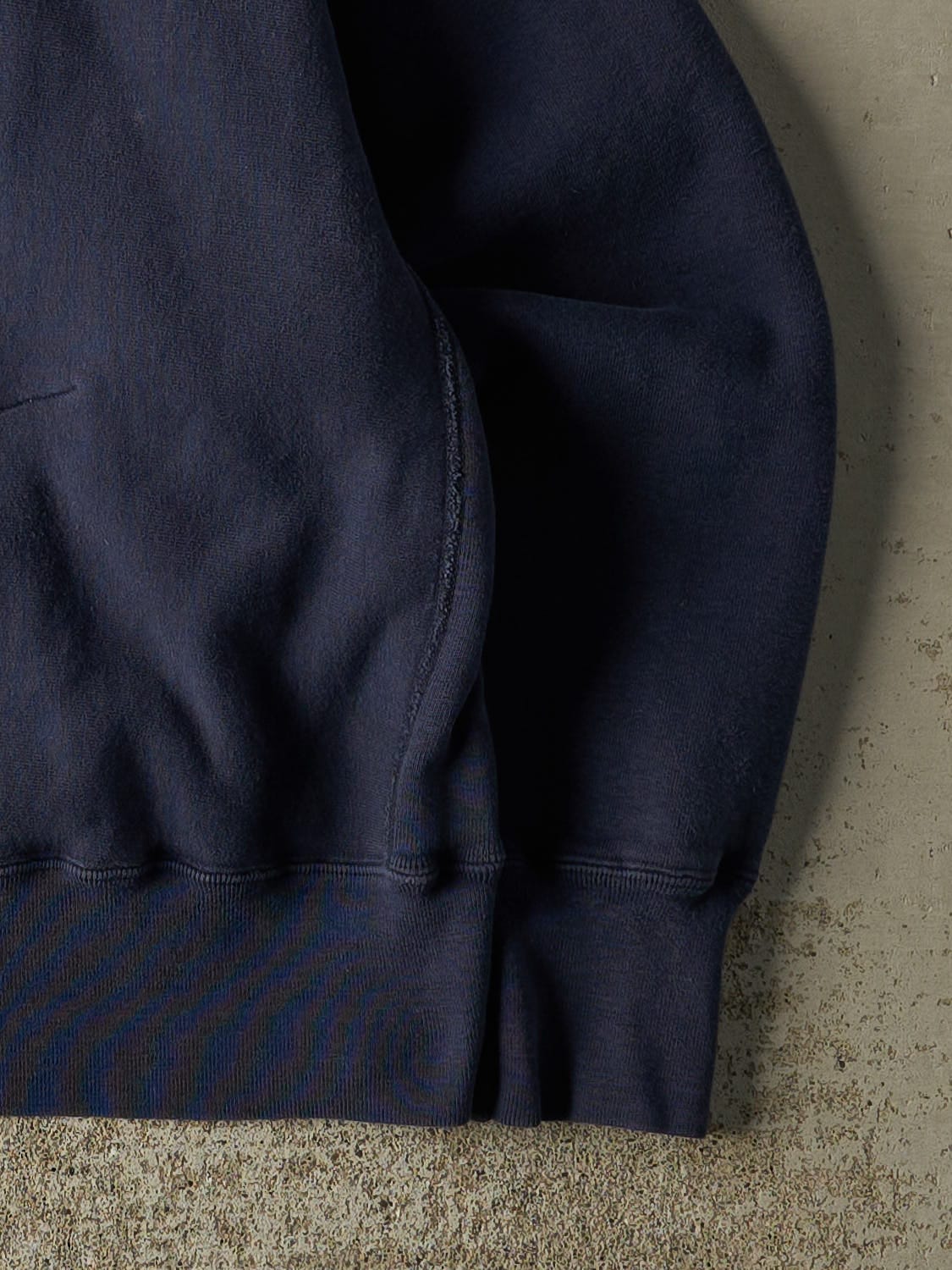 Vintage 90s Navy Blue Blank Crewneck (S/M)
