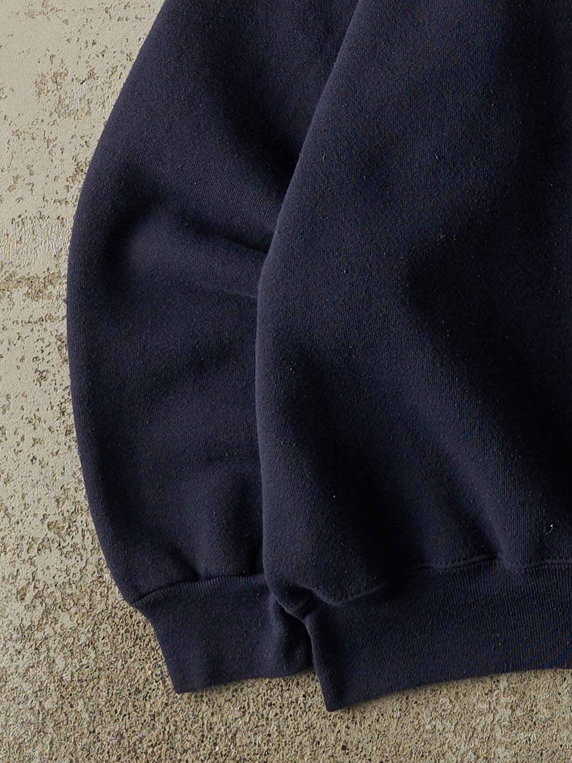 Vintage 90s Navy Blue Discus Athletic Blank Crewneck (L/XL)