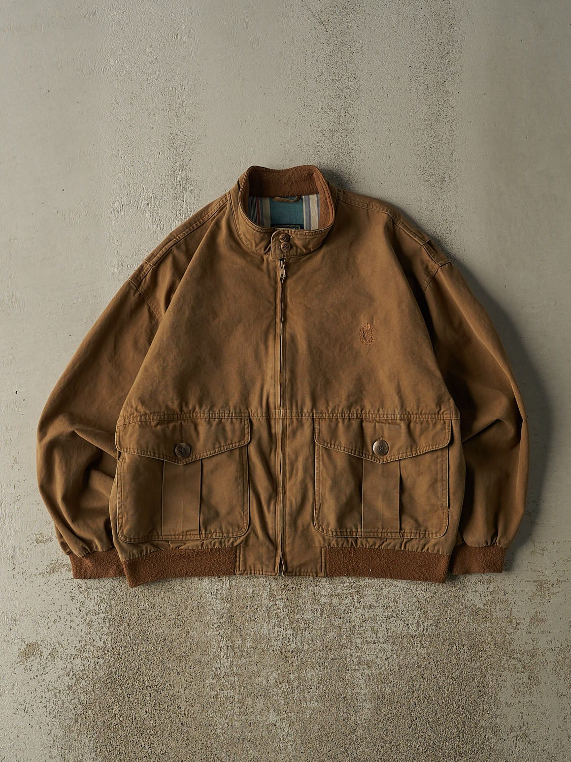 Vintage 90s Brown Chaps Ralph Lauren Harrington Jacket (M/L)