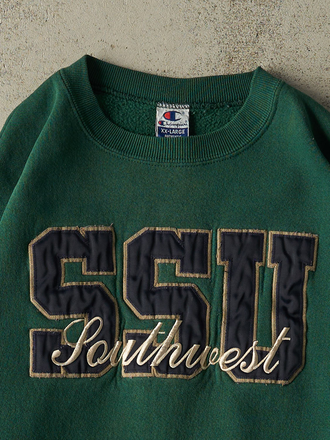 Vintage 90s Green Champion SSU Crewneck (L/XL)