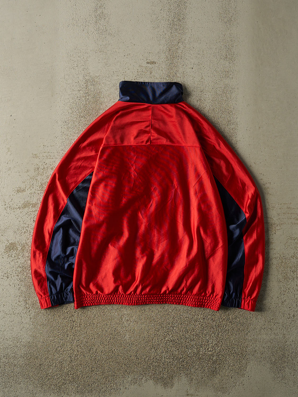 Vintage Y2K Red Wilson Embroidered Zip Up Track Sweater (S/M)