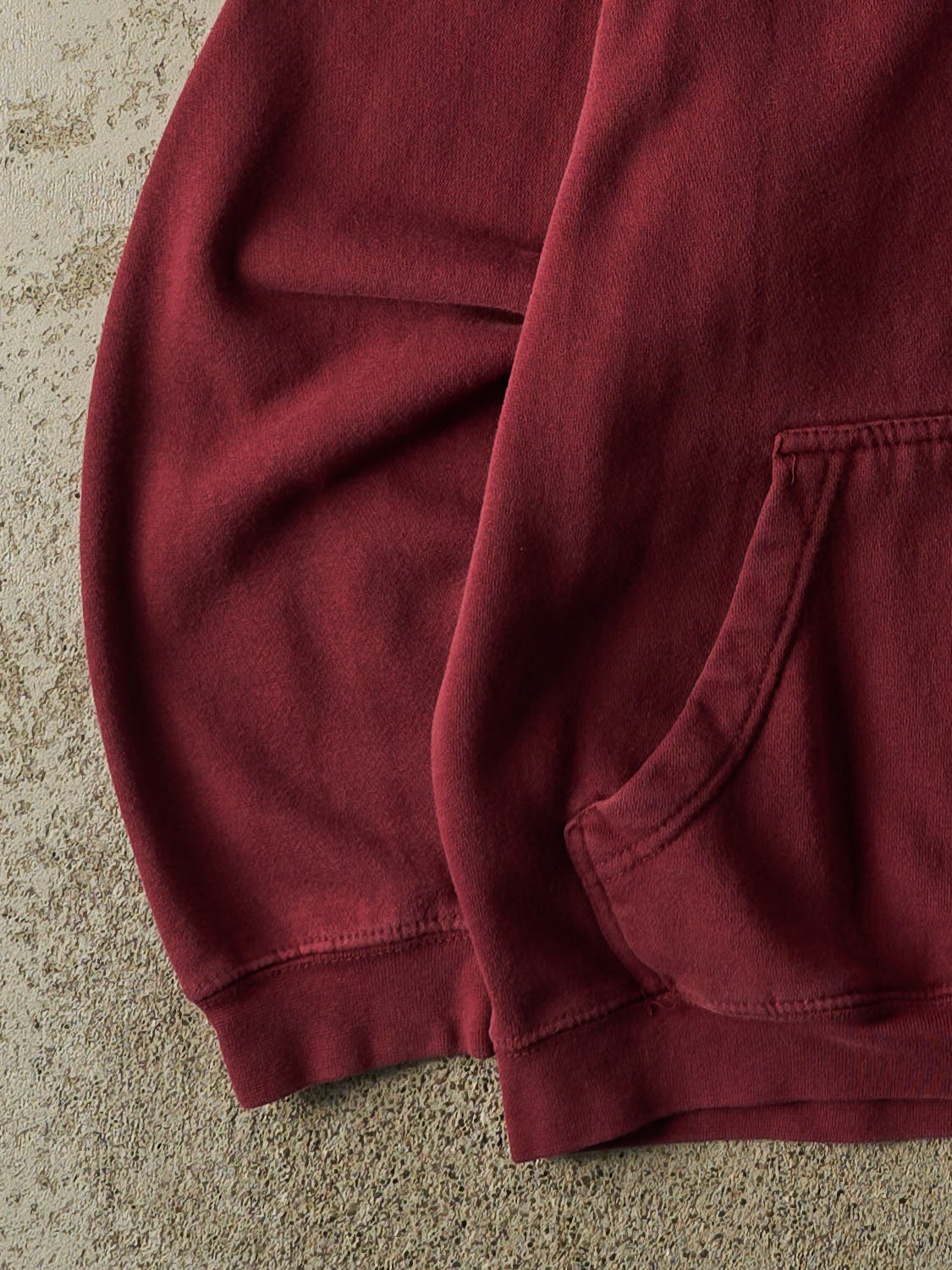 Vintage Y2K Burgundy Harvard Embroidered Hoodie (S)