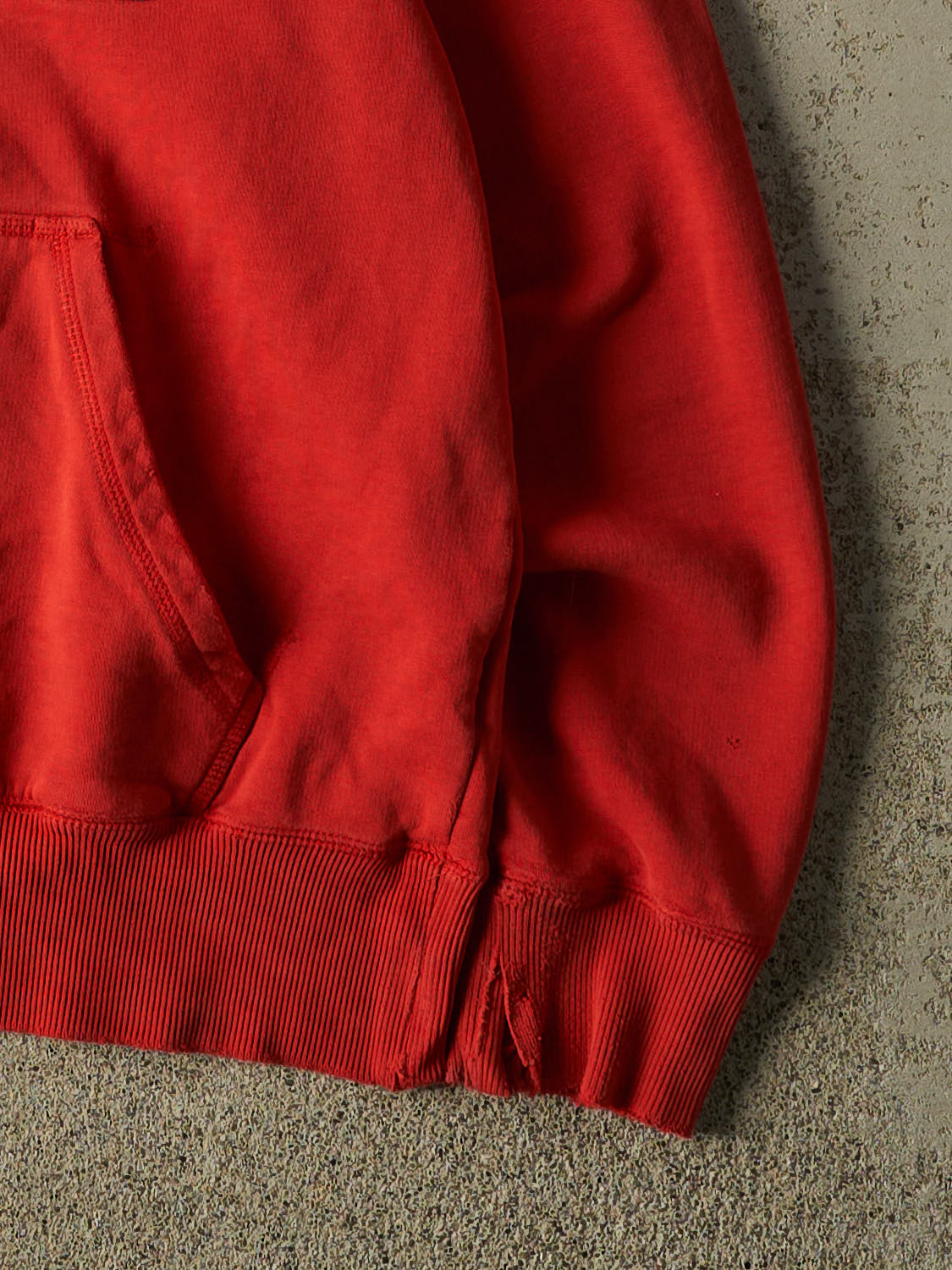 Vintage Y2K Red Nike Embroidered Hoodie (S/M)