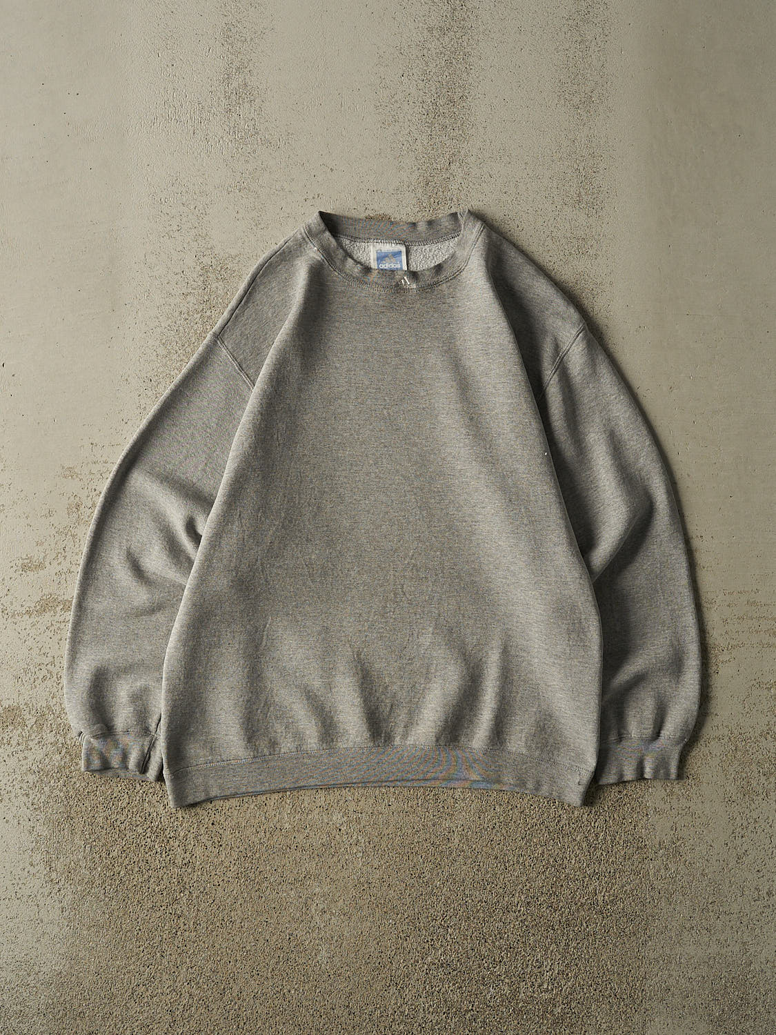 Vintage 90s Grey Adidas Embroidered Crewneck (M/L)