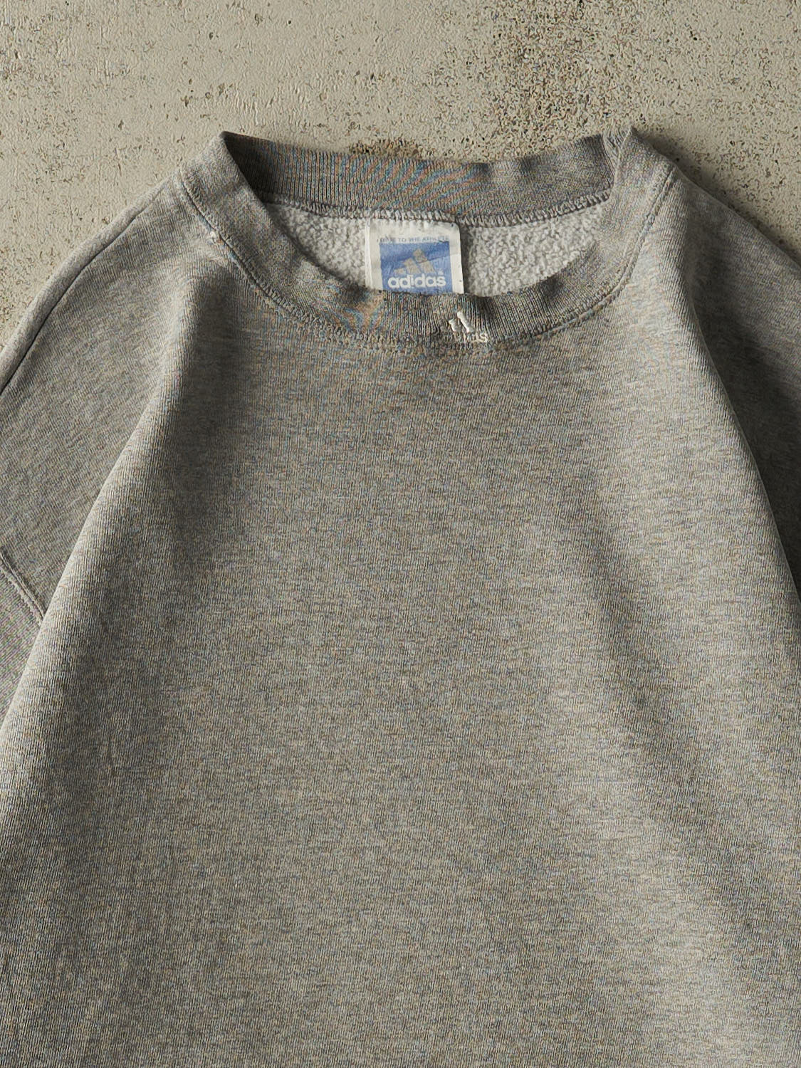 Vintage 90s Grey Adidas Embroidered Crewneck (M/L)