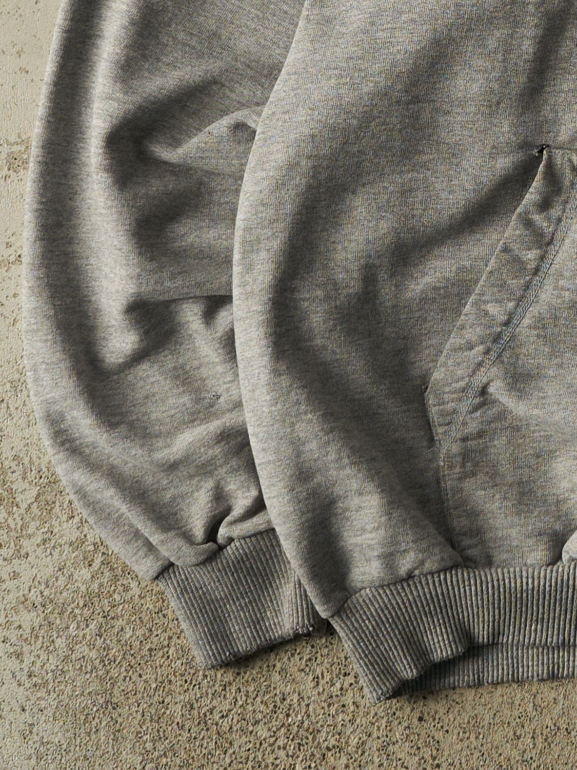 Vintage Y2K Grey MAC Embroidered Hoodie (XXL)