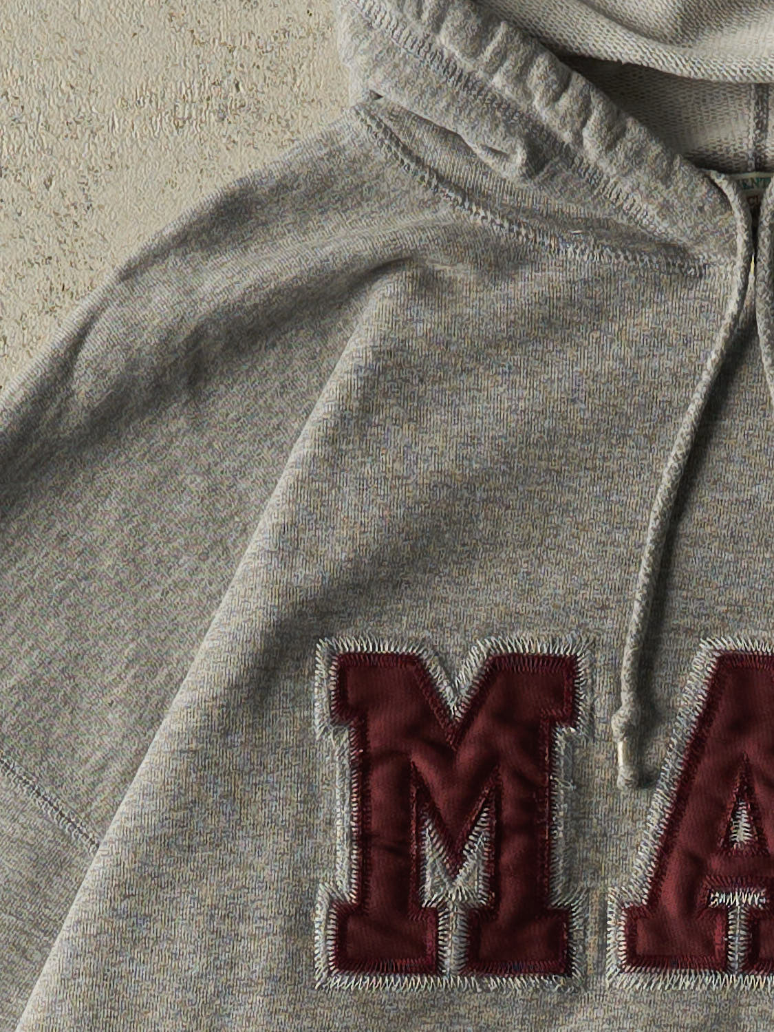 Vintage Y2K Grey MAC Embroidered Hoodie (XXL)