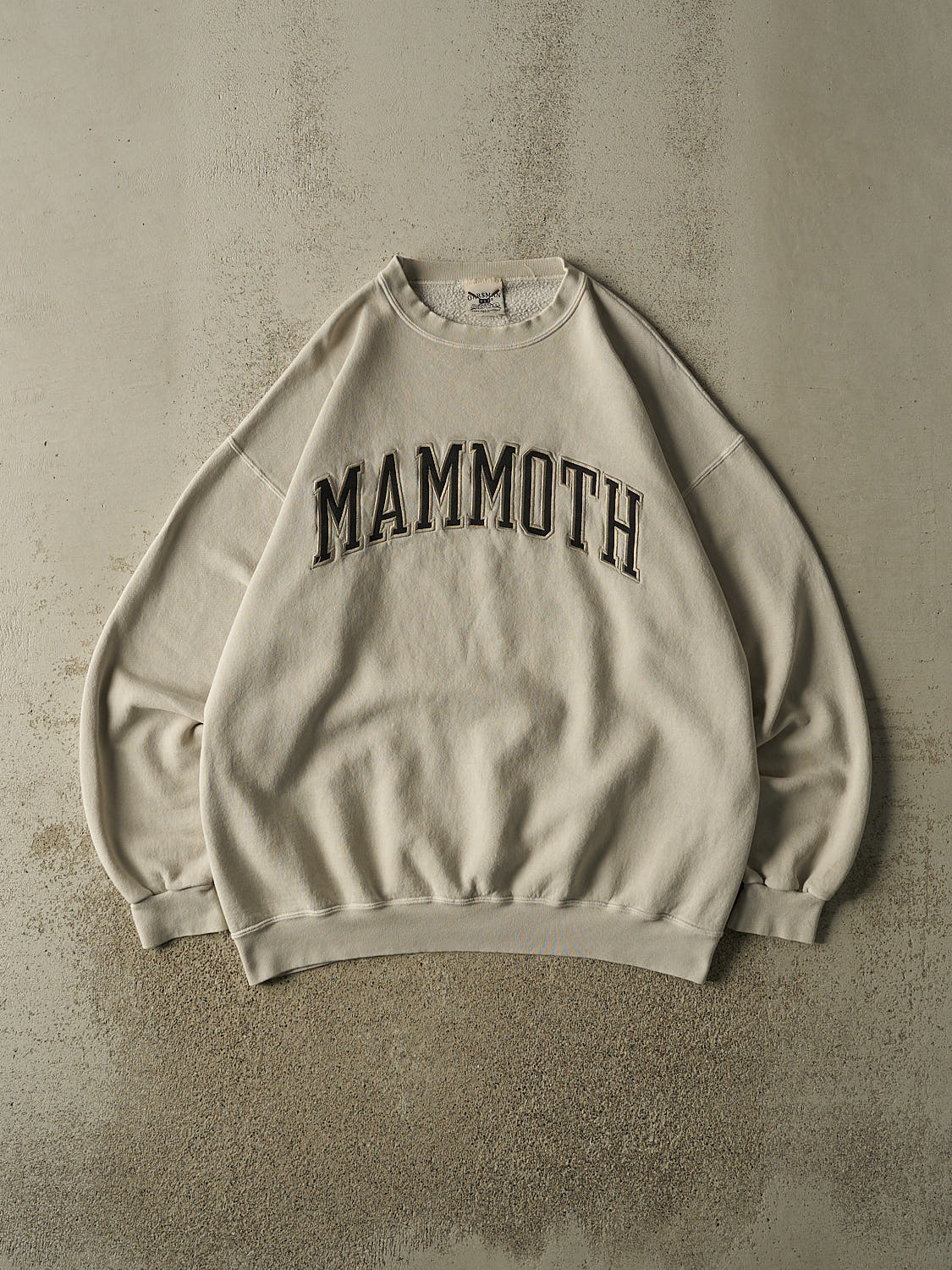Vintage 90s Beige Mammoth Embroidered Crewneck (XL/XXL)