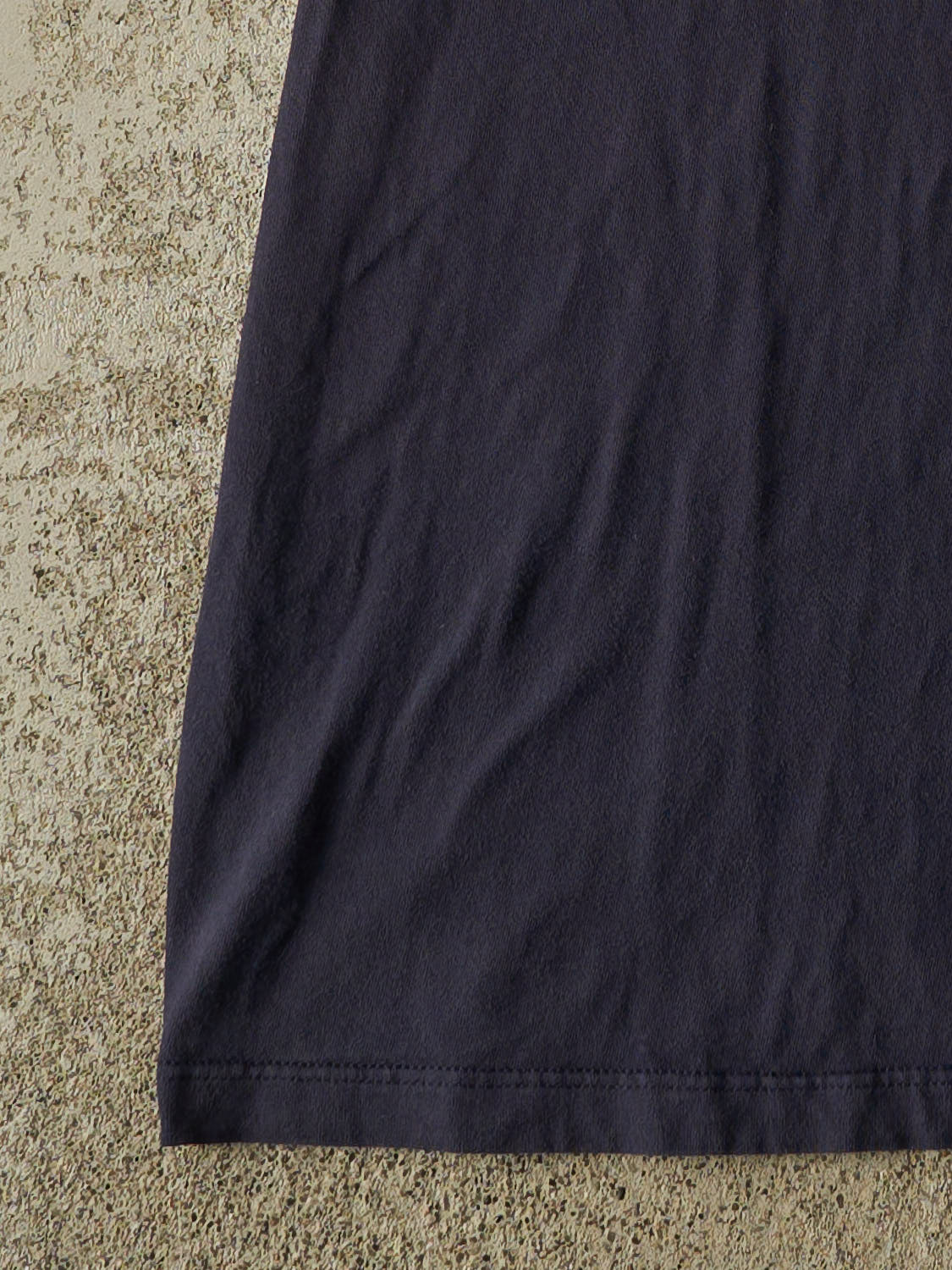 Vintage 90s Navy Blue Guess Jeans Logo Tee (L)