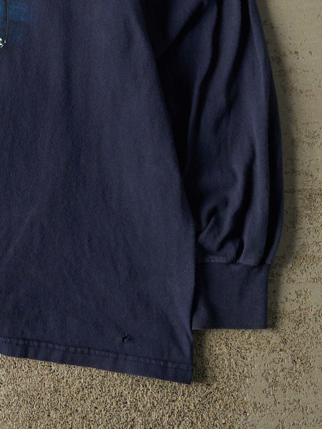 Vintage Y2K Navy Blue Denver Broncos Long Sleeve (L/XL)