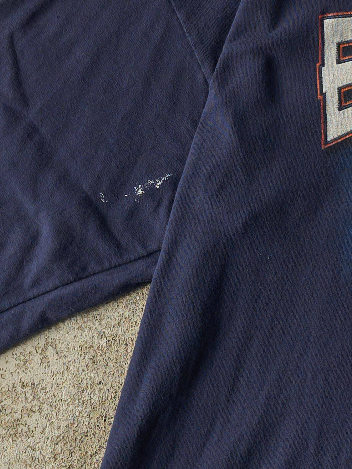 Vintage Y2K Navy Blue Denver Broncos Long Sleeve (L/XL)