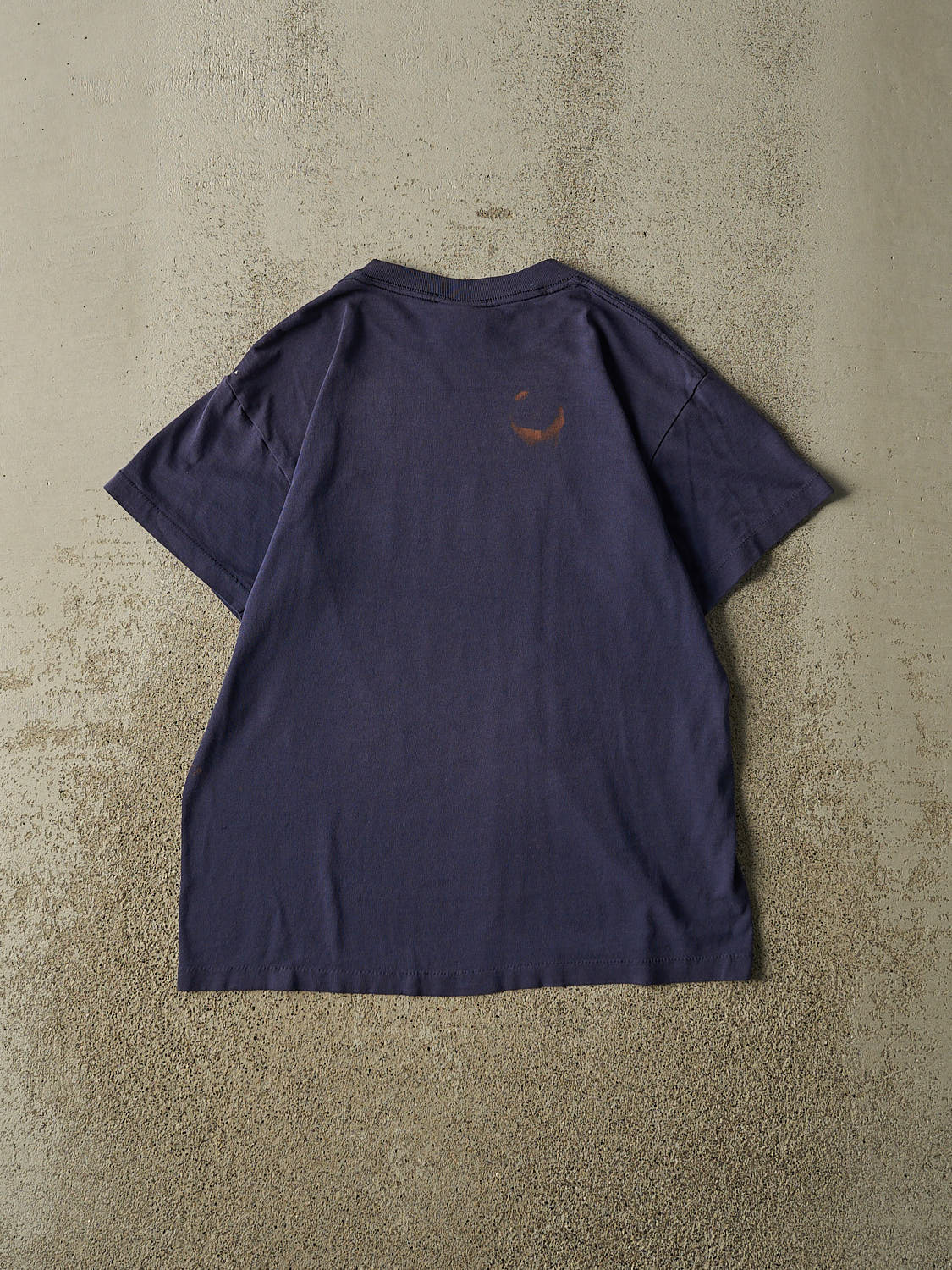 Vintage 80s Navy Blue Atlanta Braves Single Stitch Tee (S/M)