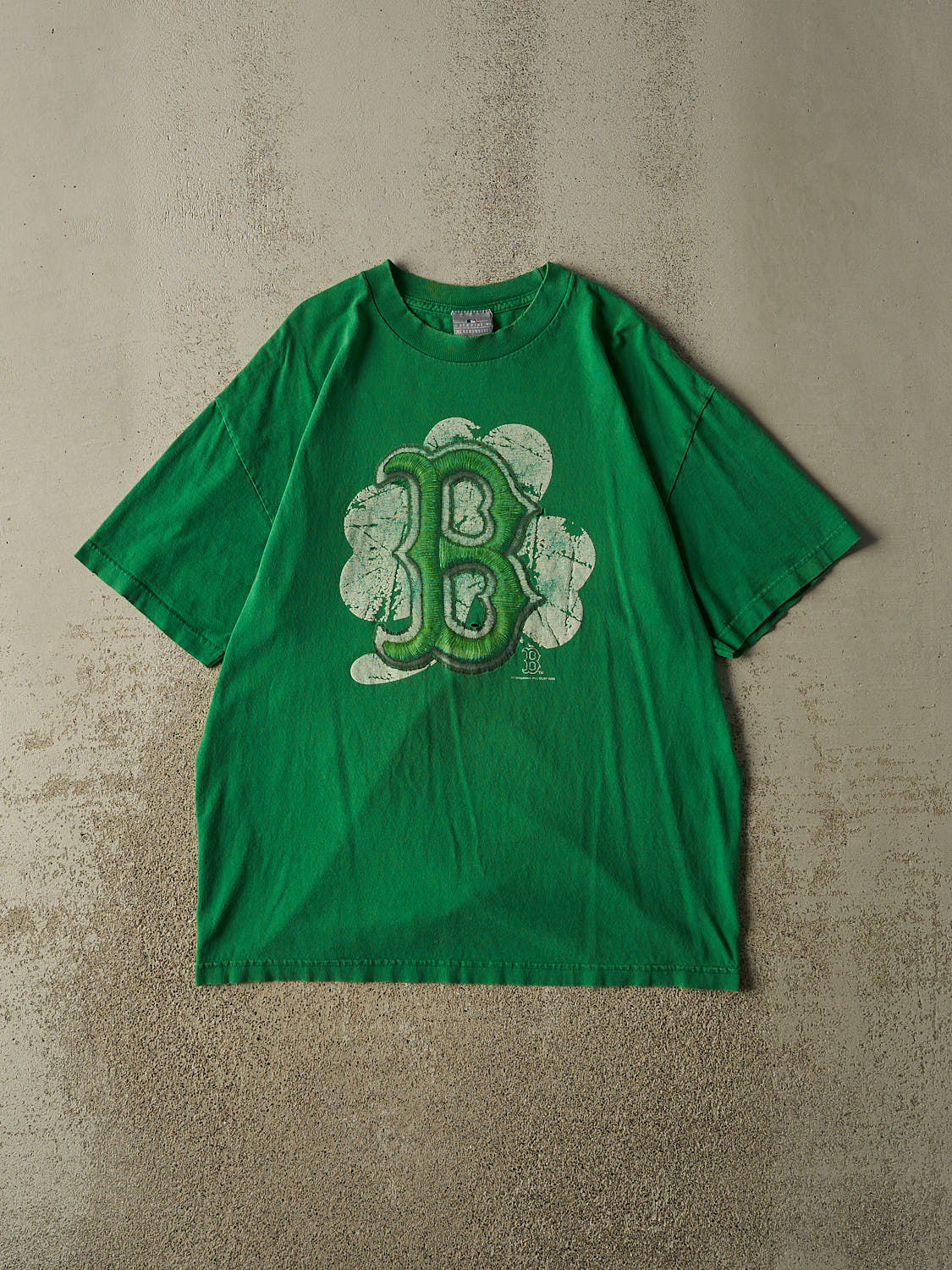 Vintage 08' Green Boston Red Sox St Patricks Day Tee (XL)