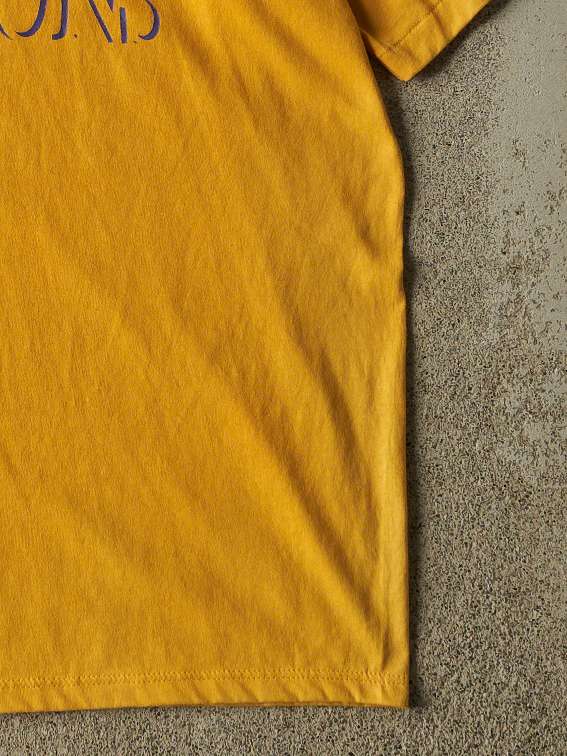 Vintage 80s Yellow Russell Athletic Falcons Tee (XL)
