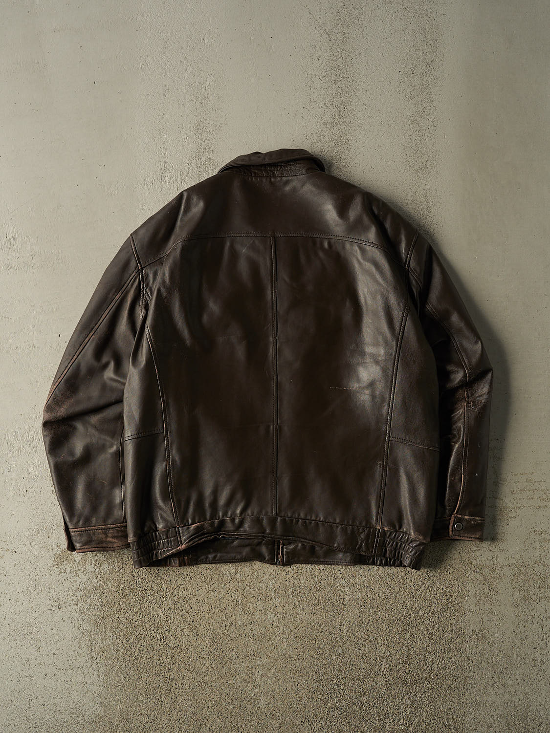 Vintage Y2K Brown Danier Leather Jacket (XL/XXL)