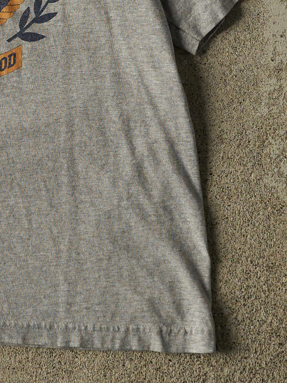 Vintage Y2K Grey United States Navy Logo Tee (M/L)