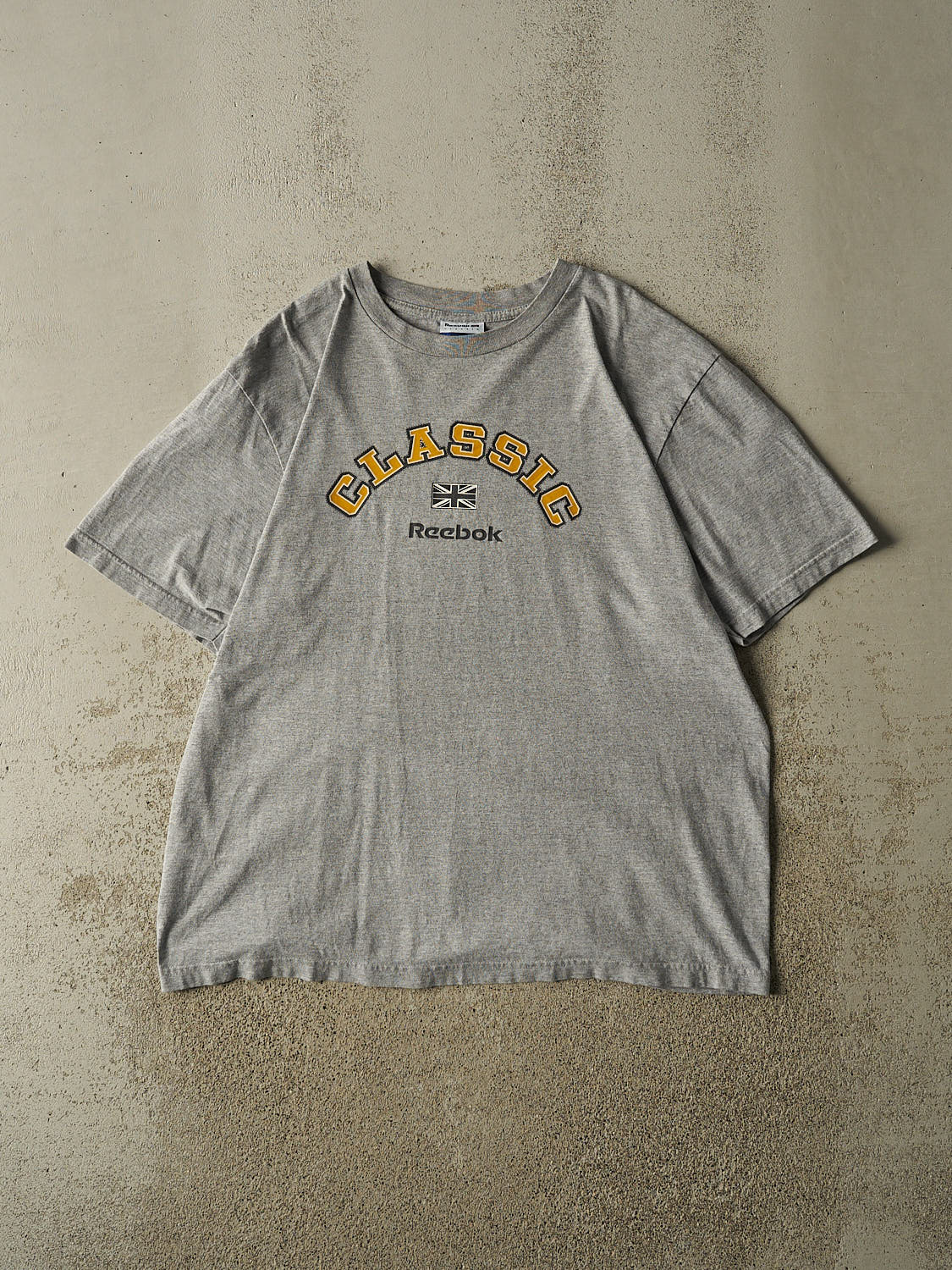 Vintage 90s Grey Reebok Classic Logo Tee (XL)