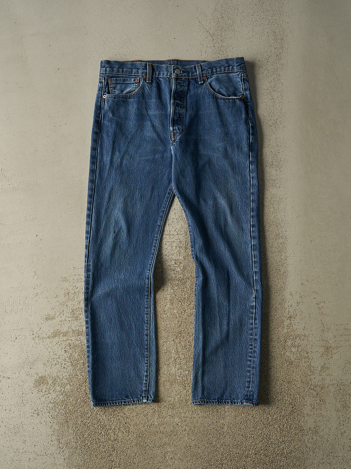 Vintage 90s Dark Wash Levi's 501 Jeans (34x30.5)