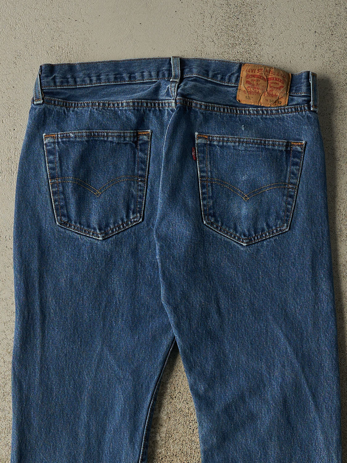 Vintage 90s Dark Wash Levi's 501 Jeans (34x30.5)