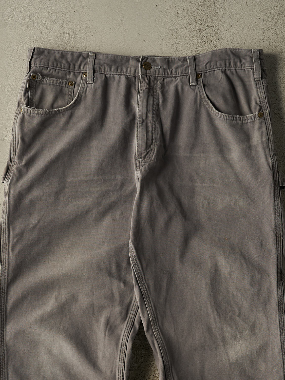Vintage 90s Grey Carhartt Carpenter Pants (37x29)