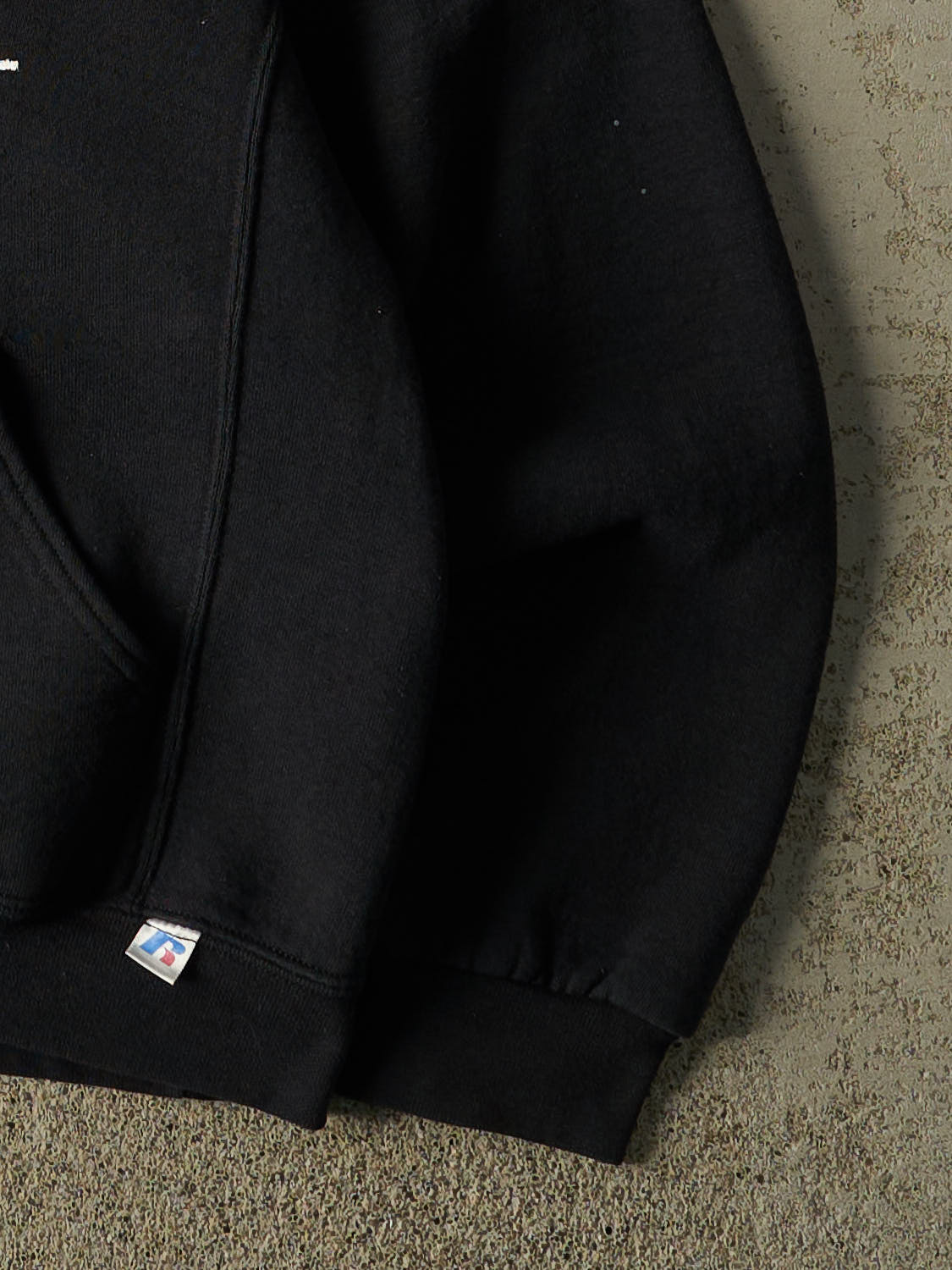 Vintage Y2K Black Russell Athletic Bulldogs Volleyball Embroidered Hoodie (S/M)